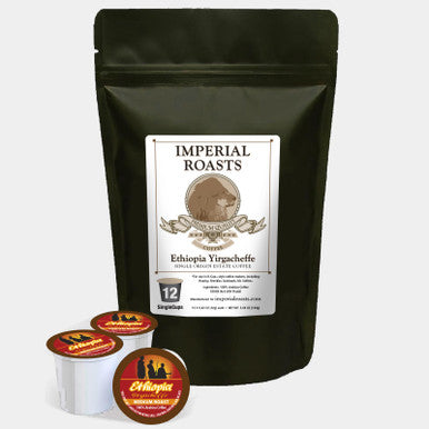 Ethiopia Yirgacheffe  Single Cup Coffee 12-pod